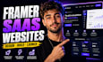 design a modern framer saas website for your startup