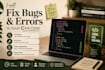 fix bugs and errors in your c plus plus code