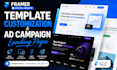 create template customization campaign landing pages framer webflow developer