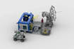design lego moc models, instructions, renders and 3d studio files