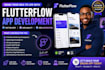 do flutterflow app development, android app, ios app, flutter flow developer