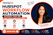 automate hubspot CRM workflows, sales process, and lead management