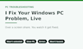 fix your windows and mac problem over a live screen share