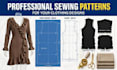 design custom sewing patterns draft clothing patterns and convert sketch to PDF