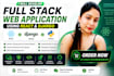 develop a full stack web application using react and django