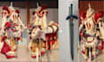 create custom eva foam cosplay armor, wearable helmet, props and template