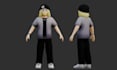 create a ps1 psx n64 low poly 3d character model texturing and rigging 3d model