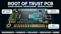 design root of trust pcb with secure element and hardware security secure pcb