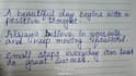 handwriting service , letters and documents