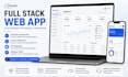 develop full stack web app, custom dashboard, api integration and database setup