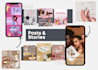 design premium social media content