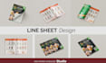 design a professional line sheet