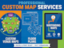 create custom venue maps, floor plans and wayfinding maps