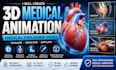 create 3d medical animations and medical explainer  video