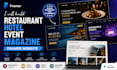 build restaurant hotel event magazine framer website