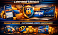 customize custom payment gateway, flutterwave, stripe, fintech app