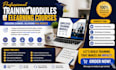 create employee training modules course design and onboarding powerpoint slides