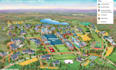 design custom campus maps, wayfinding maps, navigation maps and site maps