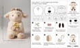 create a custom plush sewing pattern for plush stuffed animal and tech pack