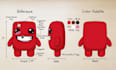 create custom plushie reference sheets for stuffed animal characters