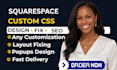write custom CSS to design and fix your squarespace website