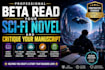 beta read your scifi novel and critique your manuscript