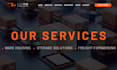 design wix courier website delivery service logistics booking website