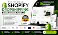 build shopify website development dropshipping store via spocket syncee avasam