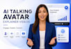 create ai talking avatar explainer video for businesses, saas,and products