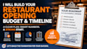 build your restaurant opening budget and timeline