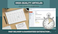 write professional website content and blog post