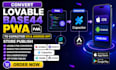 convert lovable base44 pwa to capacitor ios android app store publish rork expo