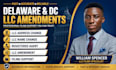 amend delaware florida georgia and dc llc address, name or registered agent