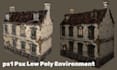 create ps1 psx n64 low poly game assets props and low poly horror environments