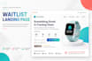 design a beautiful landing page with form for lead capture
