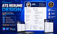 design professional, modern resume, CV, in canva