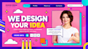 develop custom website and create landing page using html,css and js on github