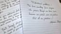 handwrite anything in my clean cursive handwriting style