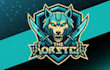 design initial esports, gaming, clan, and twitch logo