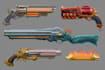 design unique weapons illustrations