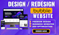 build a professional bubble website, mvp or web app