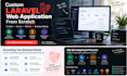 build custom laravel PHP web application and admin dashboard