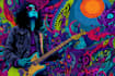 draw stoner rock, heavy metal, psychedelic art