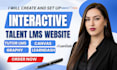 create course content on talentlms, learnworld, graphy, and wordpress lms