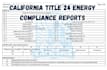 do title 24 energy compliance report for california