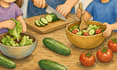 illustrate childrens book with consistent characters