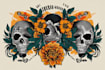 design a detailed artistic tattoo concept with element
