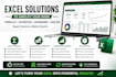 create a custom excel budget planner, tracker or spreadsheet