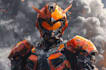 draw gundam, transformer, robot, armor, mecha