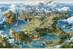create a fantasy map illustration for map